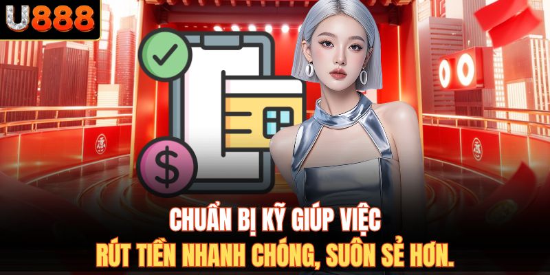 Chuẩn bị kỹ giúp việc rút tiền nhanh chóng, suôn sẻ hơn.