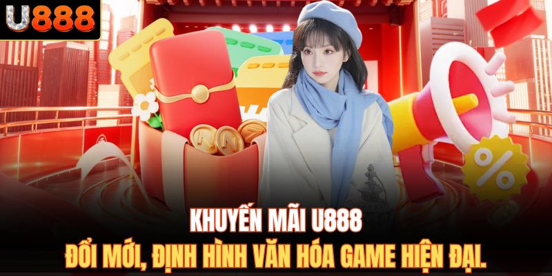 Khuyến mãi U888 đổi mới, định hình văn hóa game hiện đại.