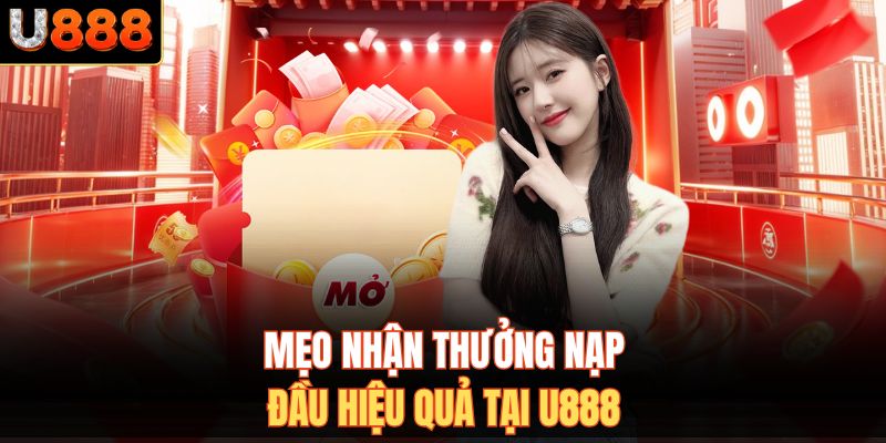 Mẹo nhận thưởng nạp đầu hiệu quả tại U888